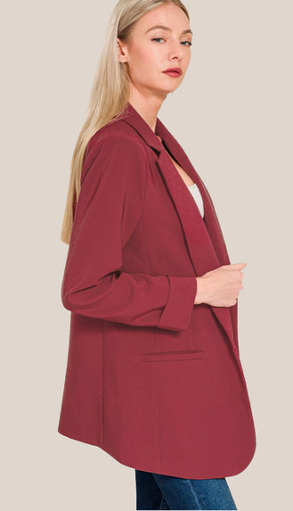 Dreams Happening Blazer- Black