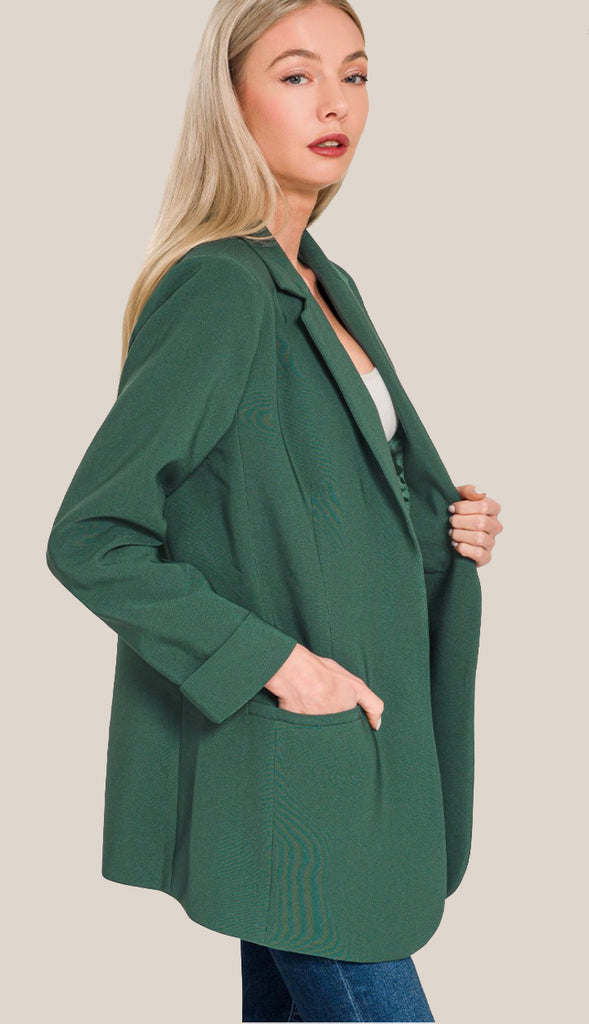 Dreams Happening Blazer- Hunter Green