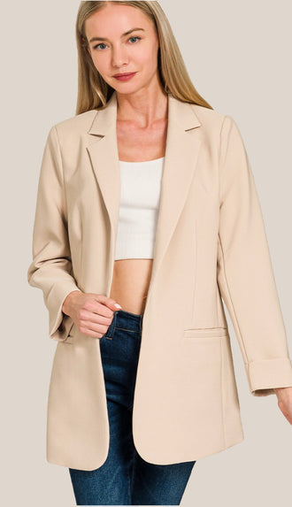 Dreams Happening Blazer- Lt Mocha