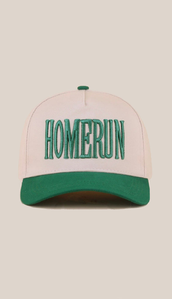 Homerun Two Tone Baseball Hat- Black
