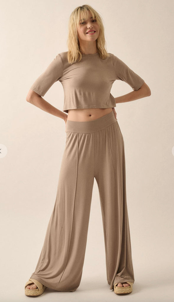 Lux Modal Solid Top- Stone