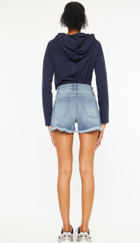 Kancan High Rise Mom Shorts- Medium