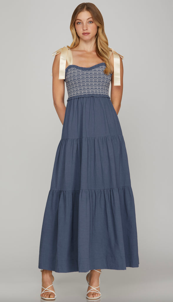 Made It Here One Shoulder Flutter Sleeve Dress- Off White