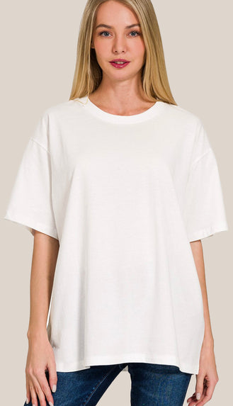 Soft Cotton Oversized Tee