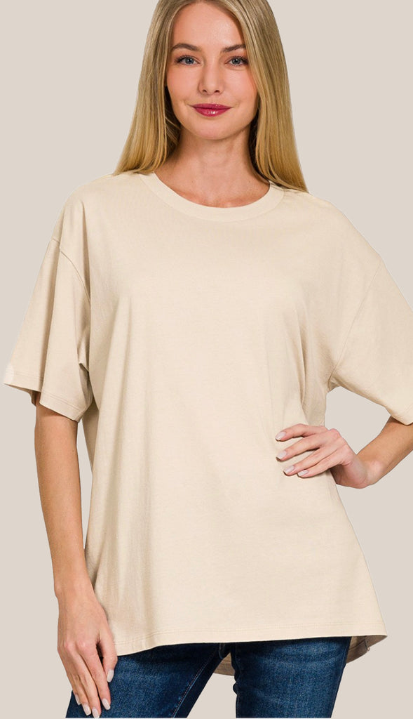 Soft Cotton Oversized Tee