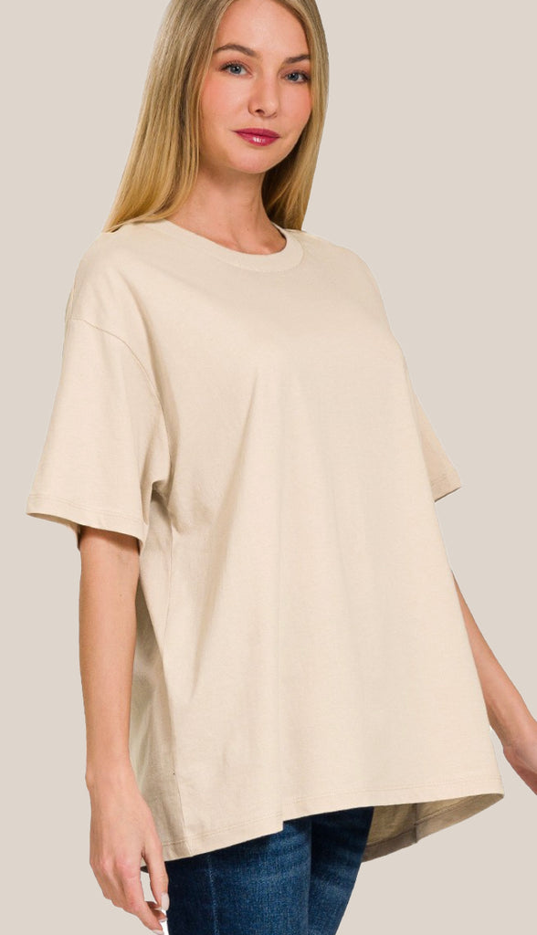Soft Cotton Oversized Tee