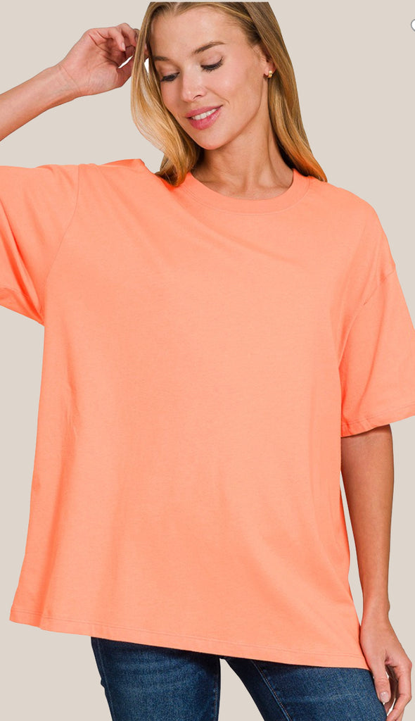 Soft Cotton Oversized Tee