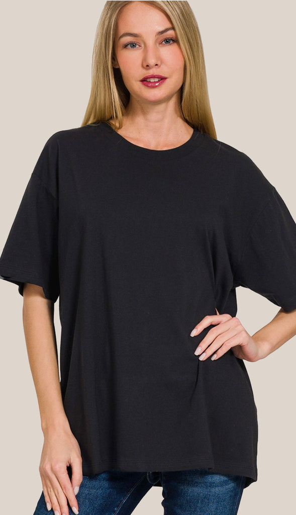 Soft Cotton Oversized Tee