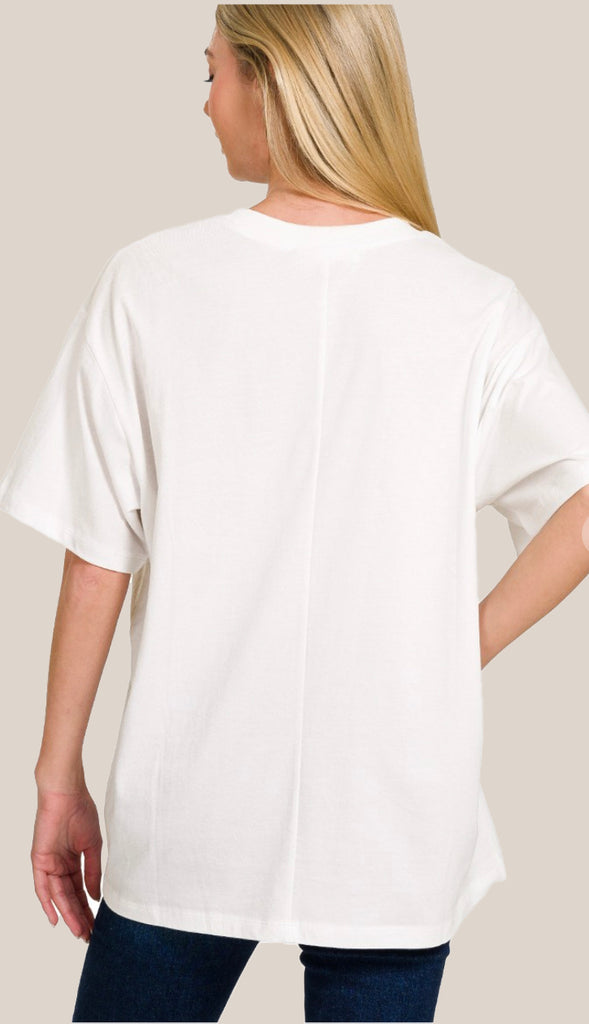 Soft Cotton Oversized Tee