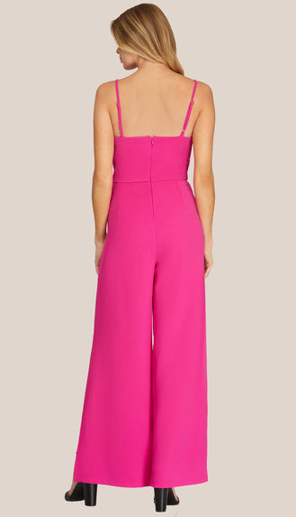 Rayne Wide Leg Jumpsuit- Hot Pink