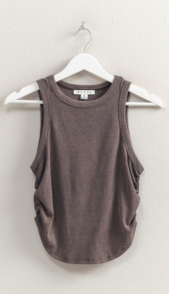 Washed Ribbed Tank