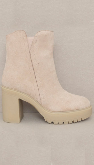 Abbie Chelsea Bootie- Cream