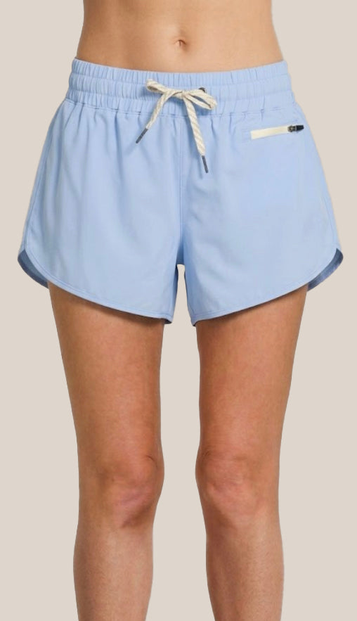 Vuori Dupe Soft Lined Shorts- Cabernet Red
