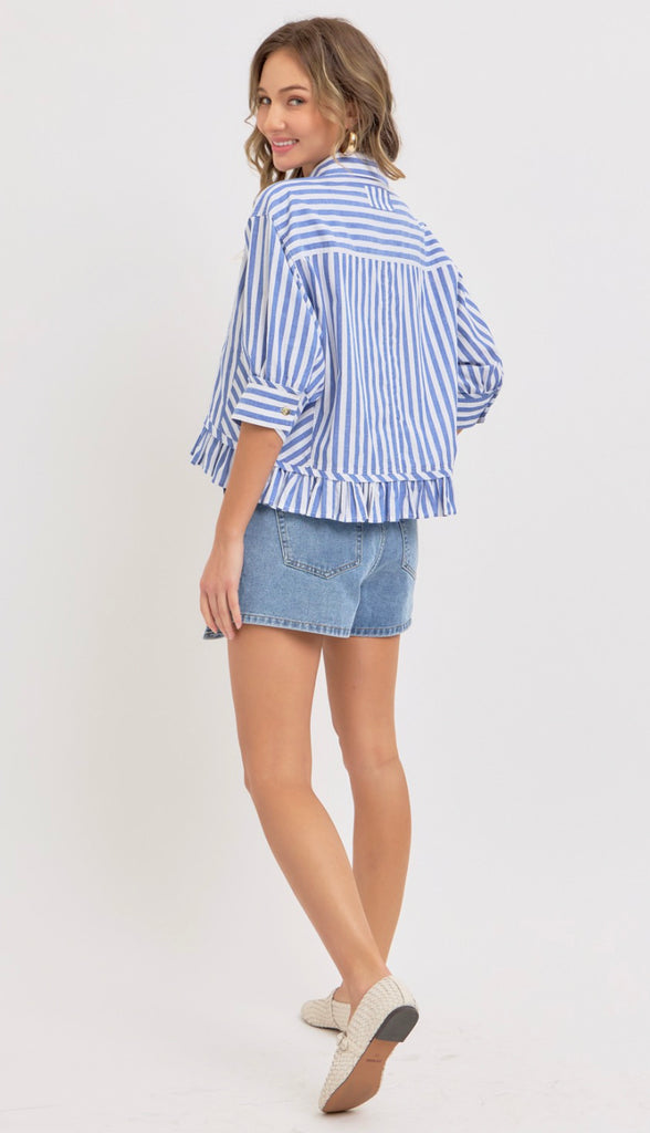 Aldean Denim Skort- Denim