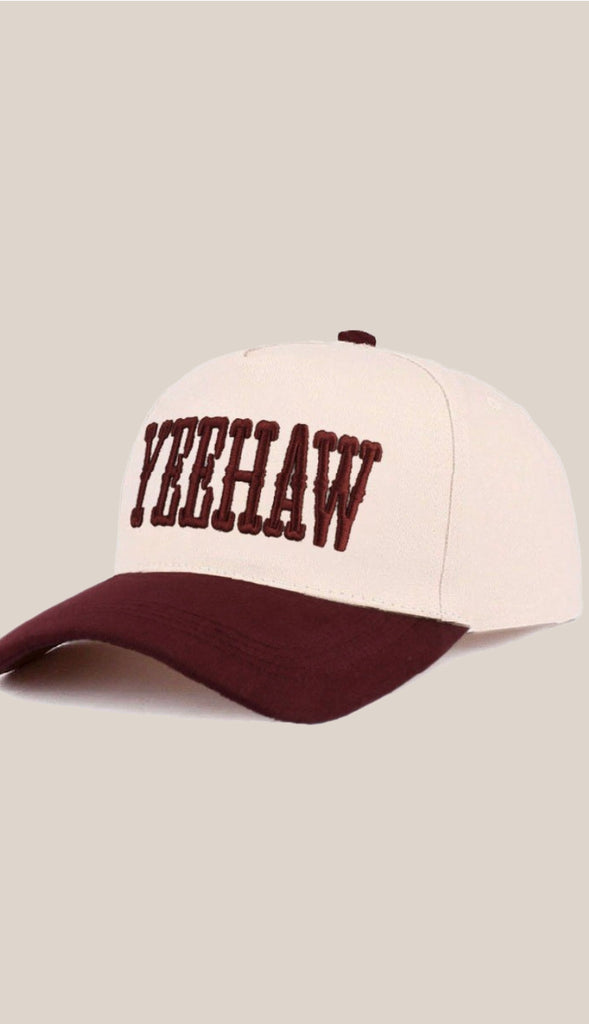 Yeehaw Two-Tone Canvas Cotton Hat