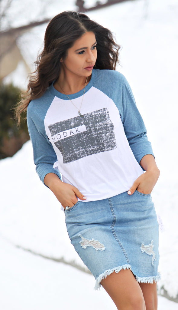 Nodak Baseball Tee- Black