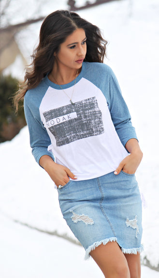 Nodak Baseball Tee- Black