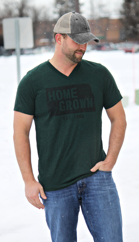 Home Grown Tee- Navy