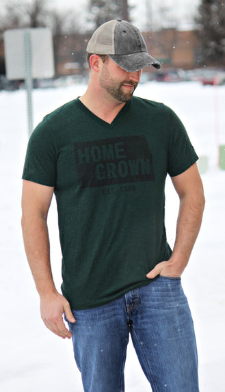 Home Grown Tee- Navy