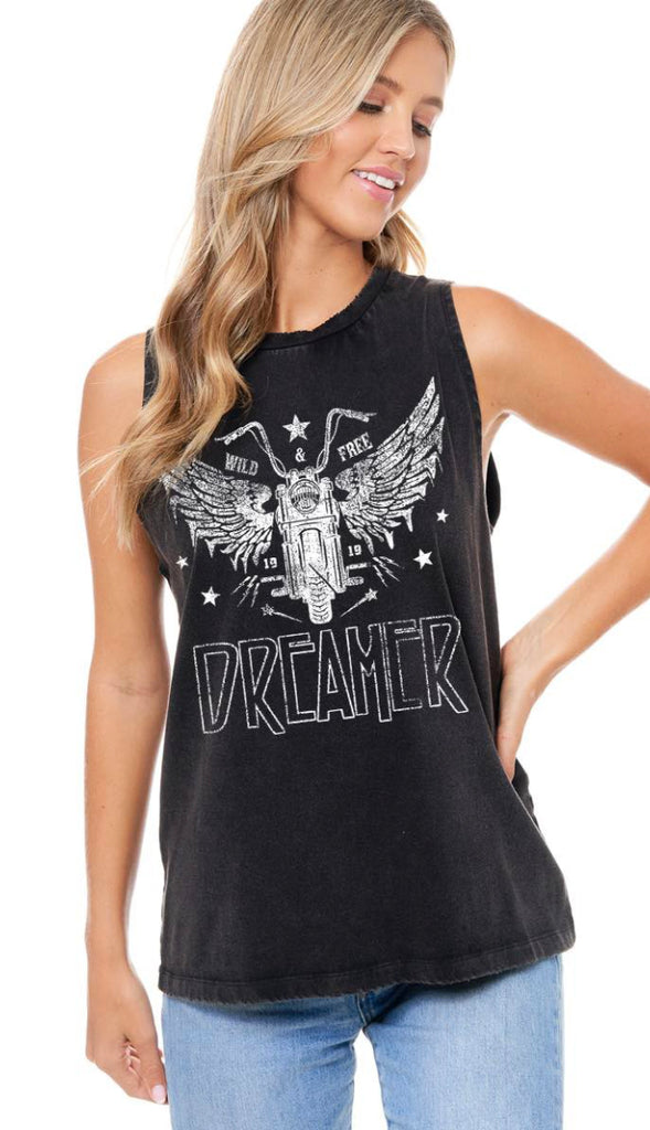 Dreamer Motorcycle Tank- Sand