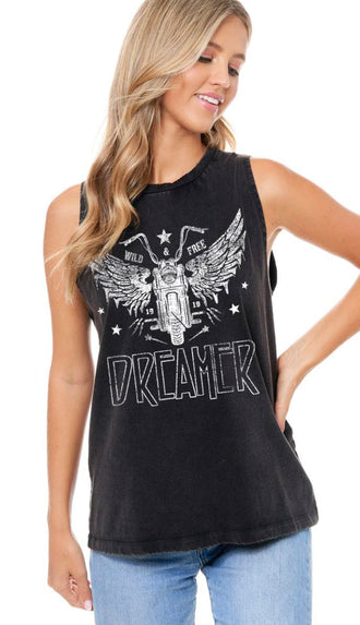 Dreamer Motorcycle Tank- Sand